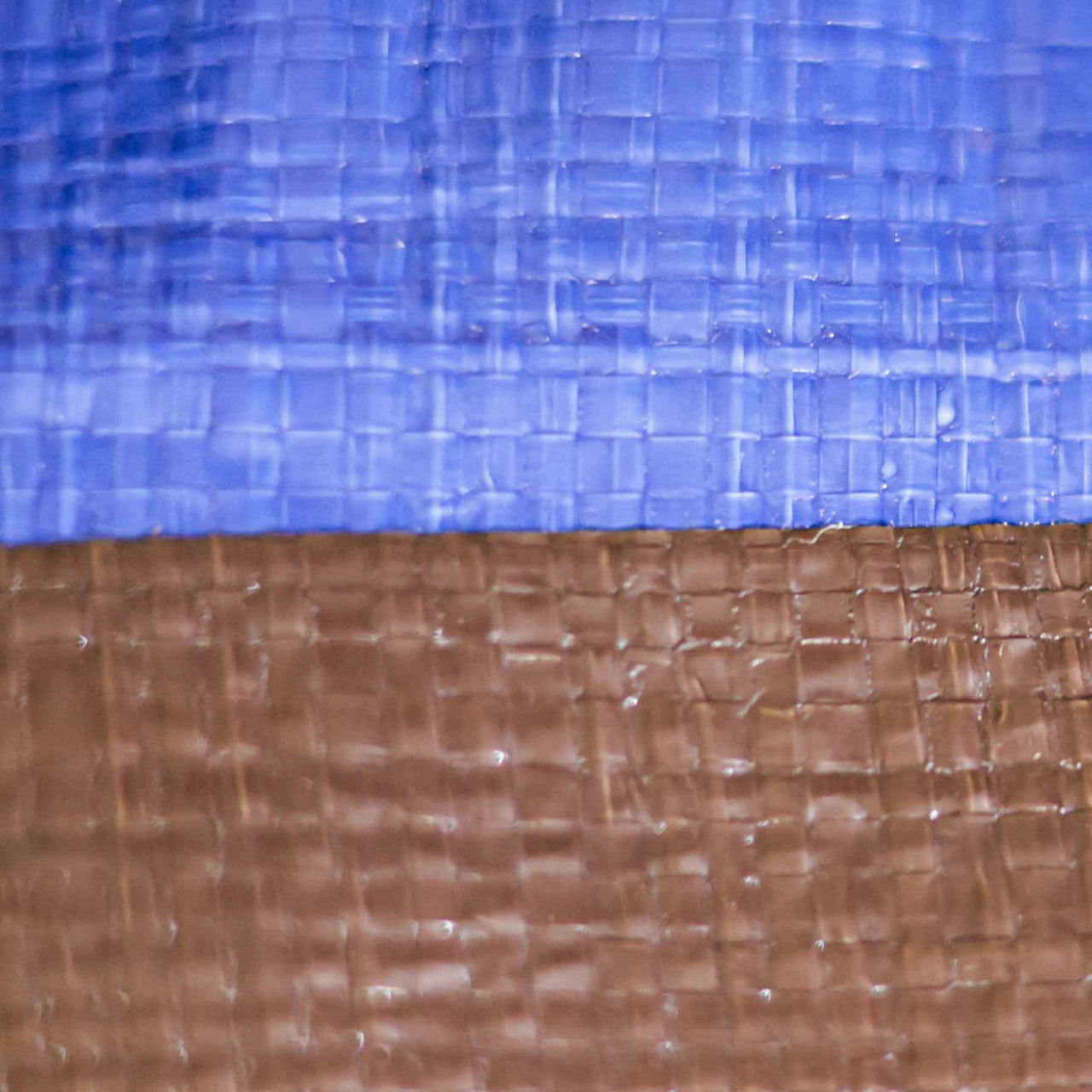 185gsm Brown Blue Tarpaulin
