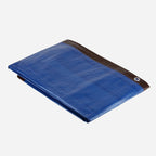 185gsm Brown Blue Tarpaulin