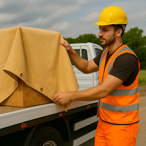 18oz Natural Cotton Canvas Tarpaulin 1