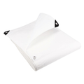 200gsm White Flame Retardant Tarpaulin 