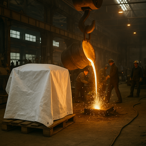 White Flame Retardant Tarpaulin 200gsm – Waterproof Heavy Duty Cover for Construction & Market Use