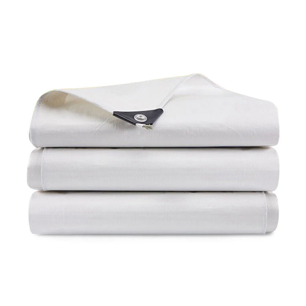 200gsm Super White Tarpaulin – UV Resistant Waterproof Outdoor Cover