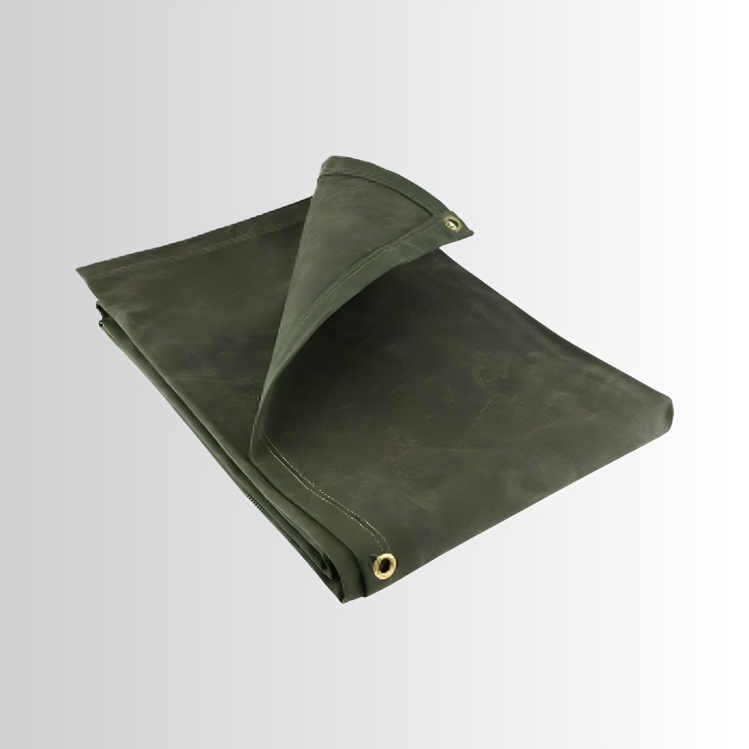21oz Green Canvas Tarpaulin