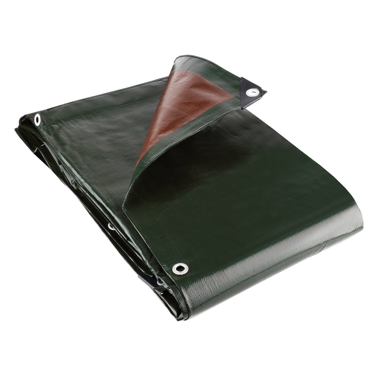 250gsm Green Brown Tarpaulin