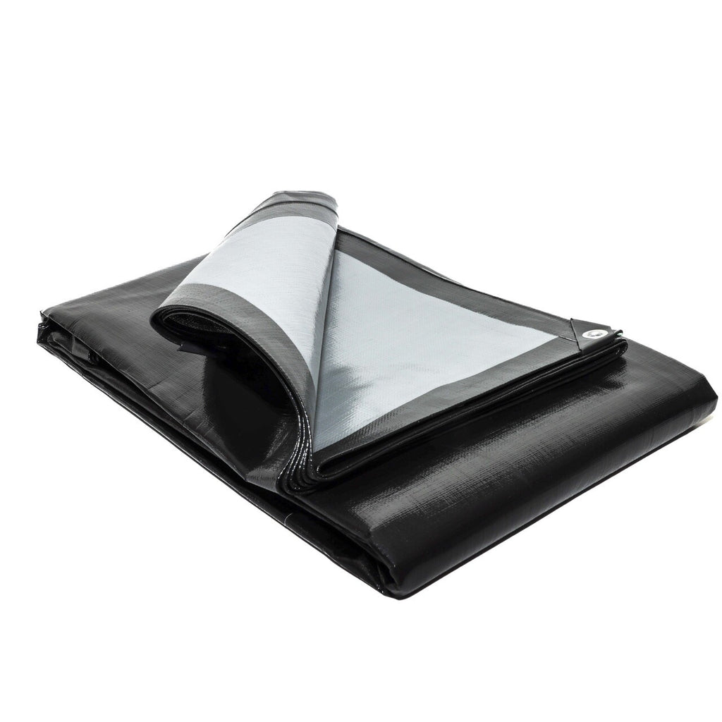 270gsm Black Silver Tarpaulin