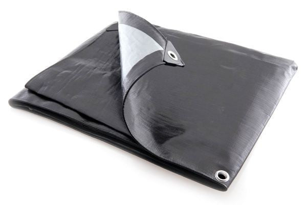 270gsm Black Silver Tarpaulin