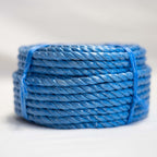 30m Blue Poly Rope Coil
