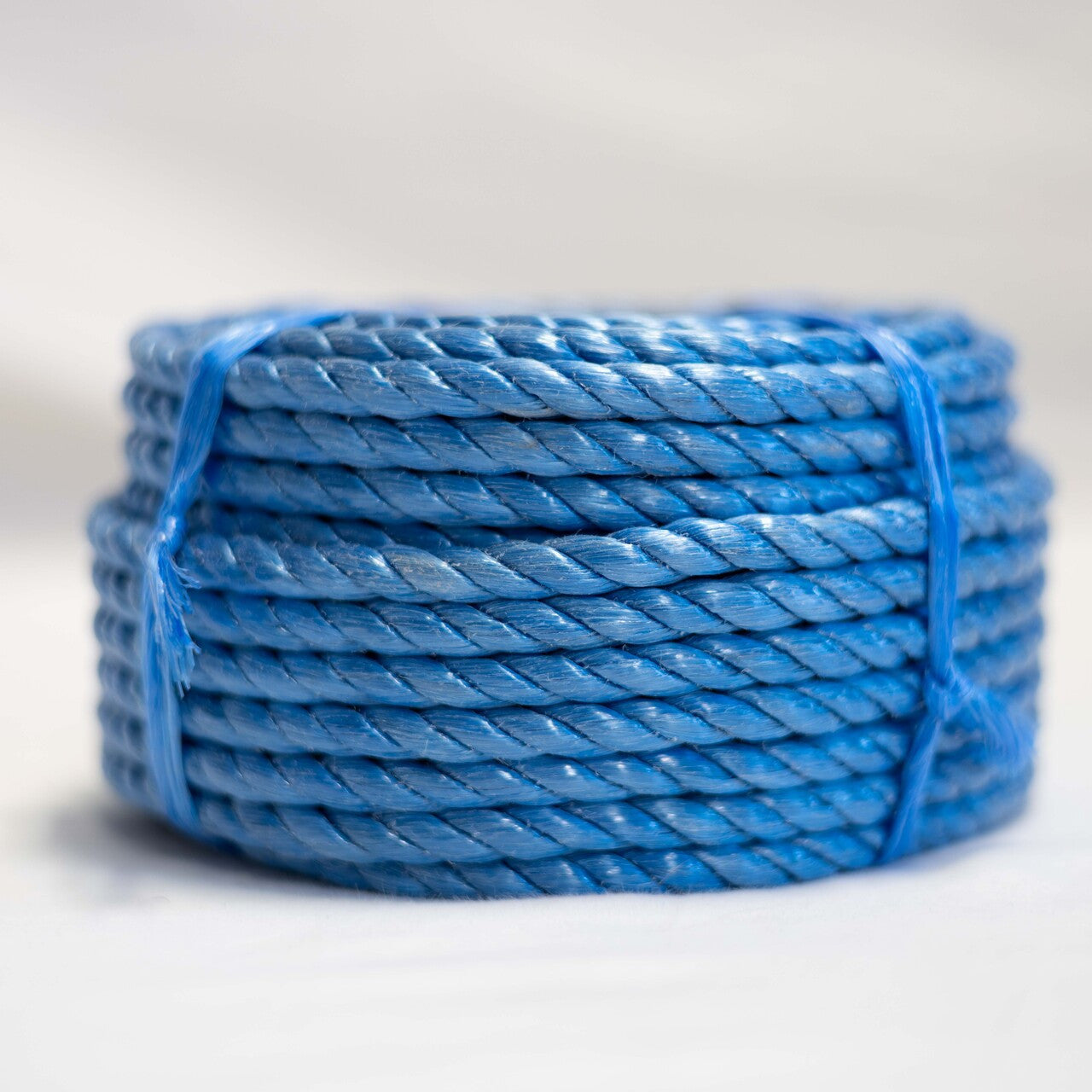30m Blue Poly Rope Coil