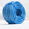 30m Blue Poly Rope Coil