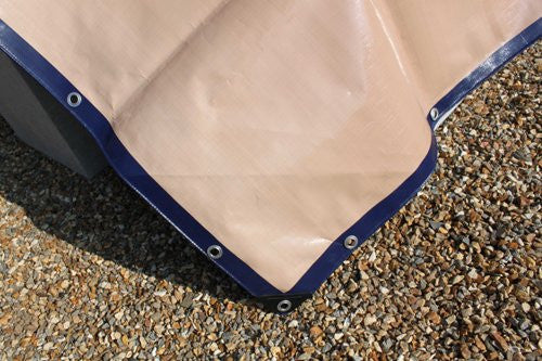 350gsm Blue and Beige Tarpaulin