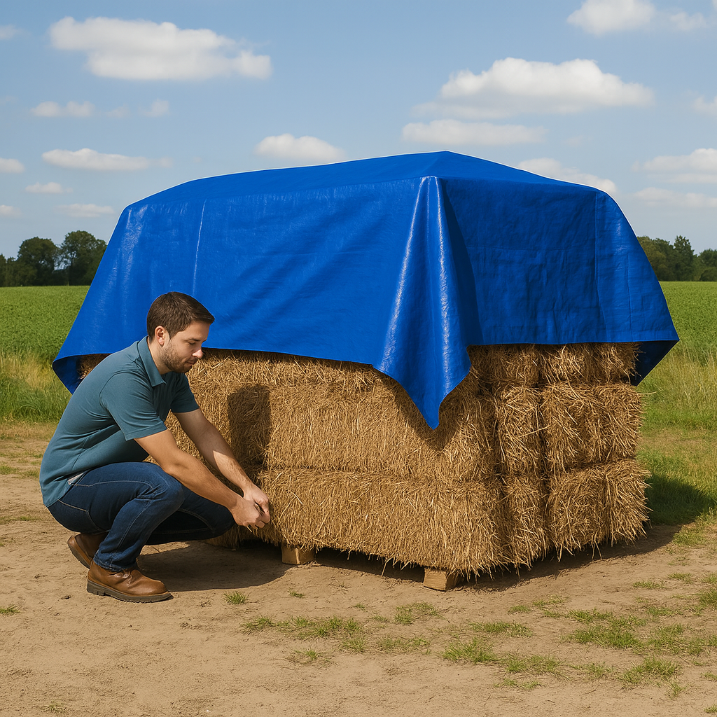 560GSM PVC Tarpaulin – Heavyweight Waterproof Cover for Industrial, Outdoor & Machinery Protection