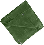 Green Polyethylene Tarpaulin 90gsm – Waterproof Cover with UV Protection & Rustproof Eyelets
