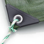 Green 200gsm Waterproof Tarpaulin Sheet – UV Resistant Outdoor Cover