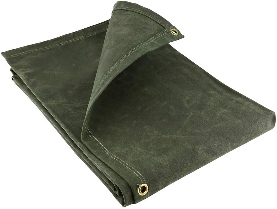 Heavy Weight Canvas Tarpaulins - Dark Green (21OZ)