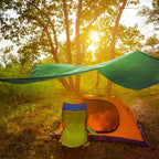 Green 200gsm Waterproof Tarpaulin Sheet – UV Resistant Outdoor Cover