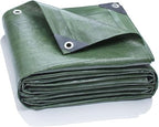 Green 200gsm Waterproof Tarpaulin Sheet – UV Resistant Outdoor Cover