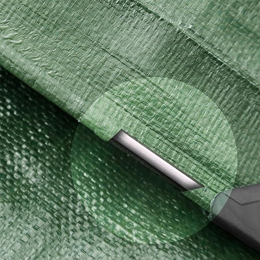 Green 200gsm Waterproof Tarpaulin Sheet – UV Resistant Outdoor Cover