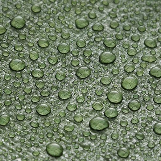 Green 200gsm Waterproof Tarpaulin Sheet – UV Resistant Outdoor Cover