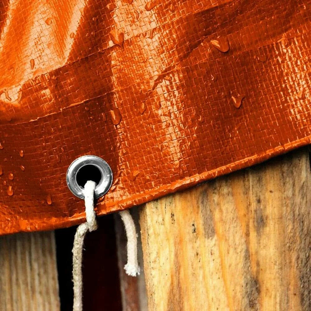 90gsm Orange Tarpaulin