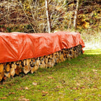 90gsm Orange Tarpaulin