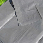 200gsm Grey Polyethylene Tarpaulin – Heavy Duty Waterproof Cover with Reinforced Corners for Outdoor Use