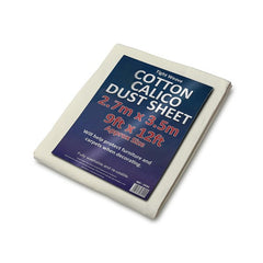 Heavy Duty Cotton Calico Dust Sheet