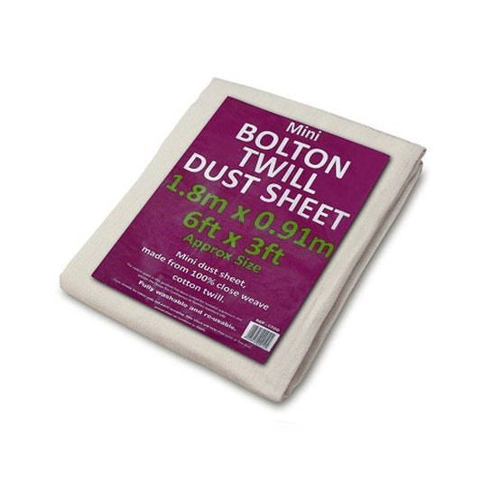 Extra Strong Bolton Twill Dust Sheet – Durable Surface Protection