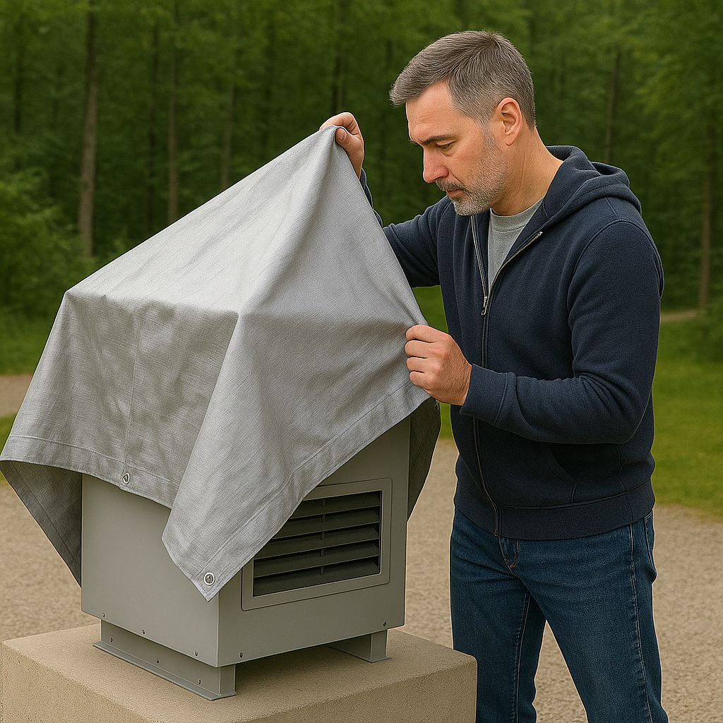 140gsm Silver Waterproof Tarpaulin – Durable Outdoor Cover for Roofs, Gardens & Equipment Protection