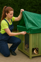 200gsm Green Polyethylene Tarpaulin – Heavy Duty Cover for Equipment, Sheds & Outdoor Protection