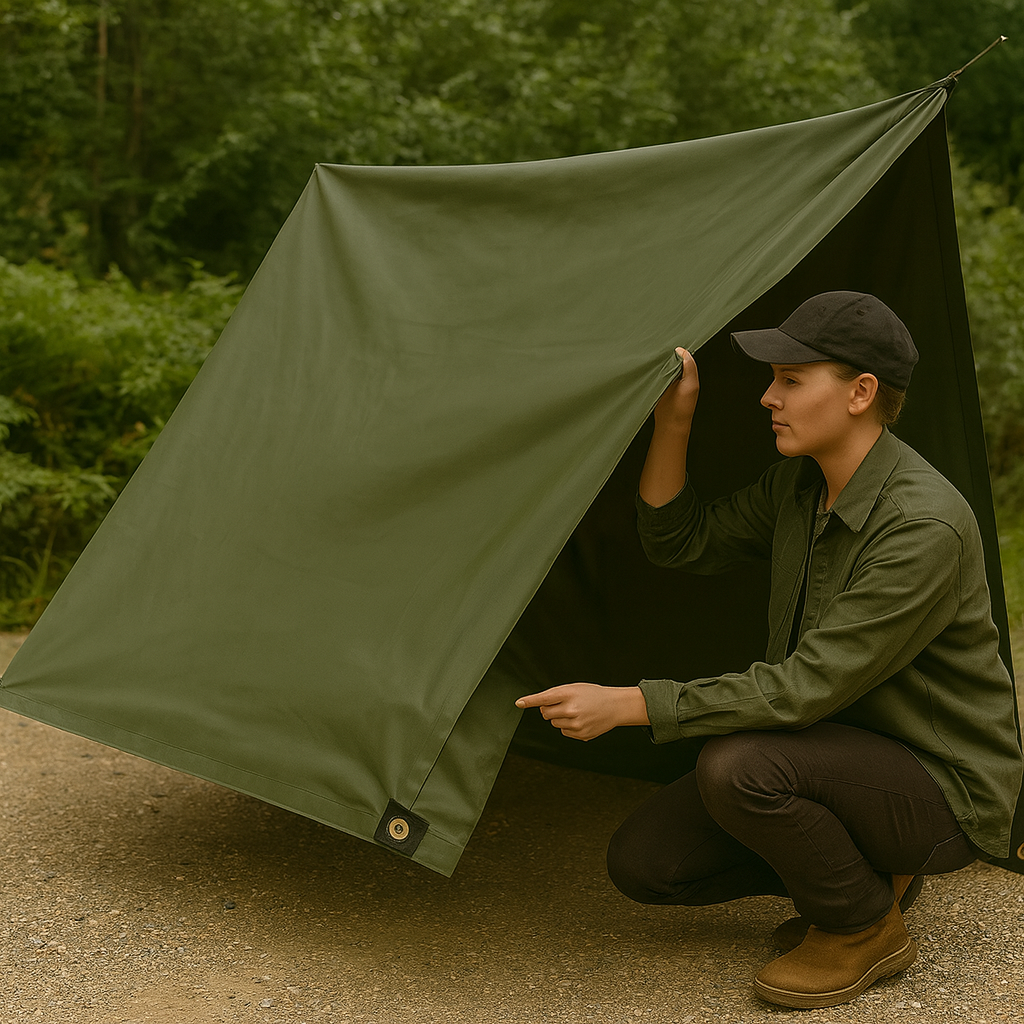 560GSM PVC Tarpaulin – Heavyweight Waterproof Cover for Industrial, Outdoor & Machinery Protection