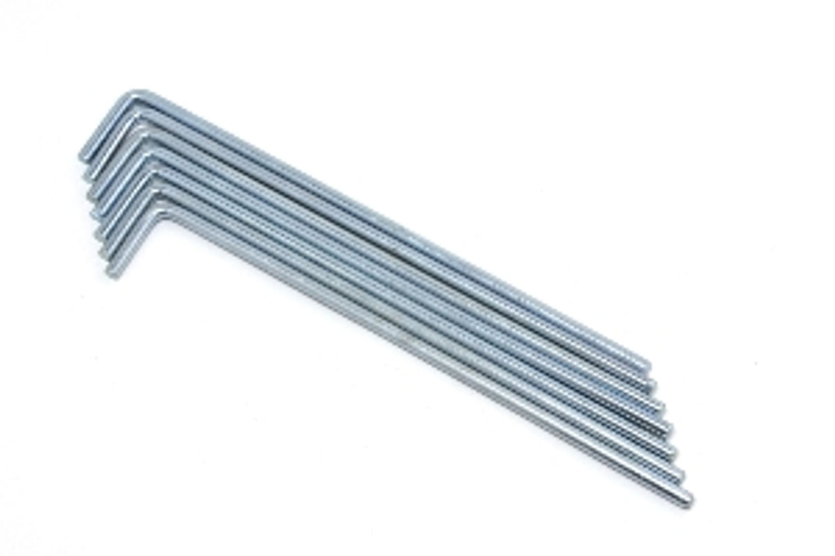 Heavy Duty Galvanized Steel Tent Pegs – 4mm x 175mm (Pack of 10)