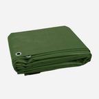Green Polyethylene Tarpaulin 90gsm – Waterproof Cover with UV Protection & Rustproof Eyelets