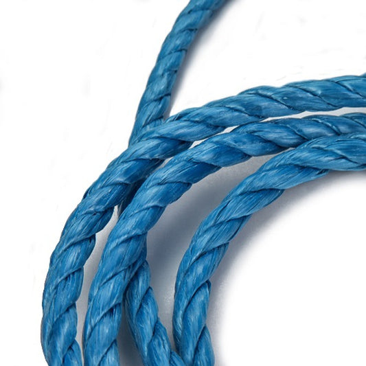 220m Durable Multi-Purpose Blue Rope Coil