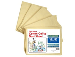 Heavy Duty Cotton Calico Dust Sheet