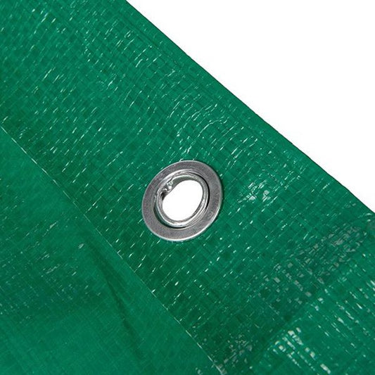 Light Weight 80gsm Economy Green Tarpaulins Waterproof